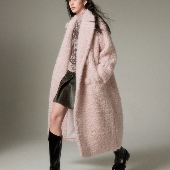 Sakura Pink Winter Coat - Picture 5 of 6